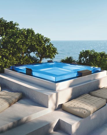 JACUZZI 2/3 PLACES (200*160*82 CM)