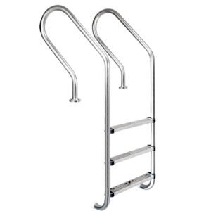 ECHELLE PISCINE 2 MARCHE INOX 304L MIXTE MARCHE LUX GEMAS
