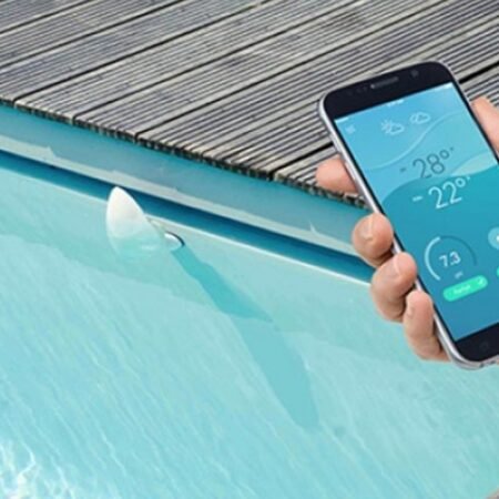 Thermomètre connecté à l'echelle