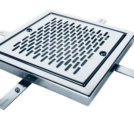 GRILLE DE FOND 200 mm * 200 mm INOX